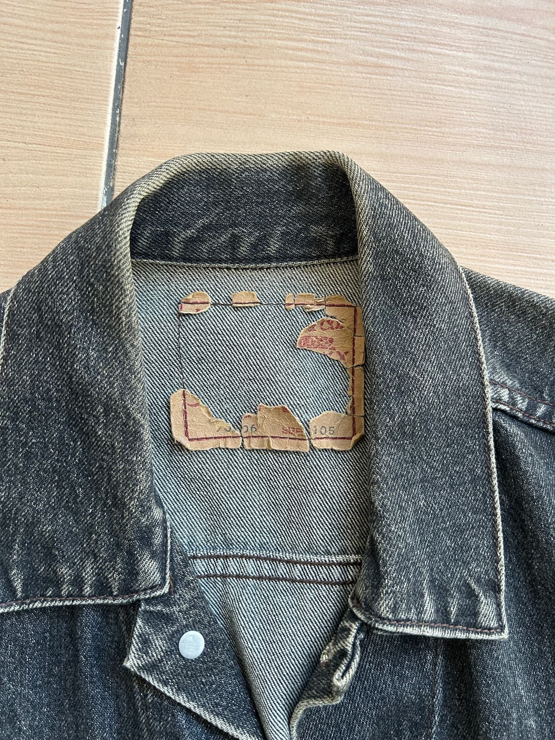 90‘s 리바이스3rd 블랙 트러커 상품이미지3