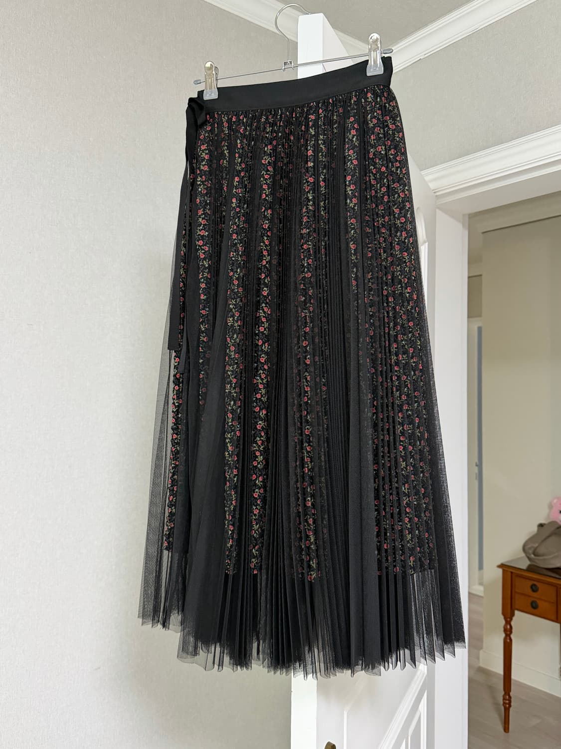 SJYP 매쉬 플로럴 캉캉 스커트 상품이미지4