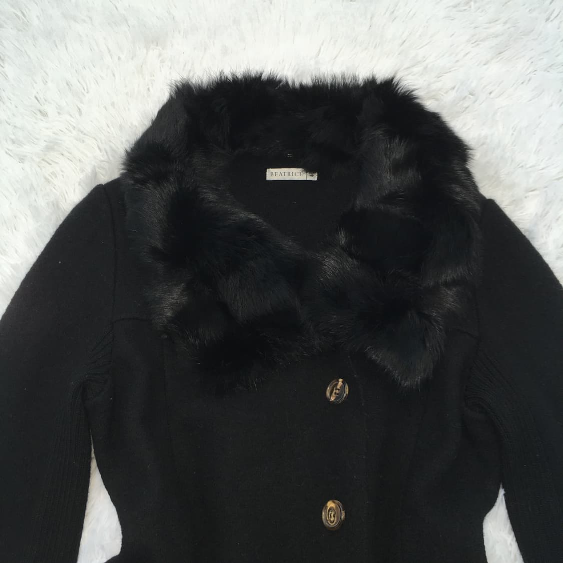 jpn vintage black duffle wool jk 상품이미지3