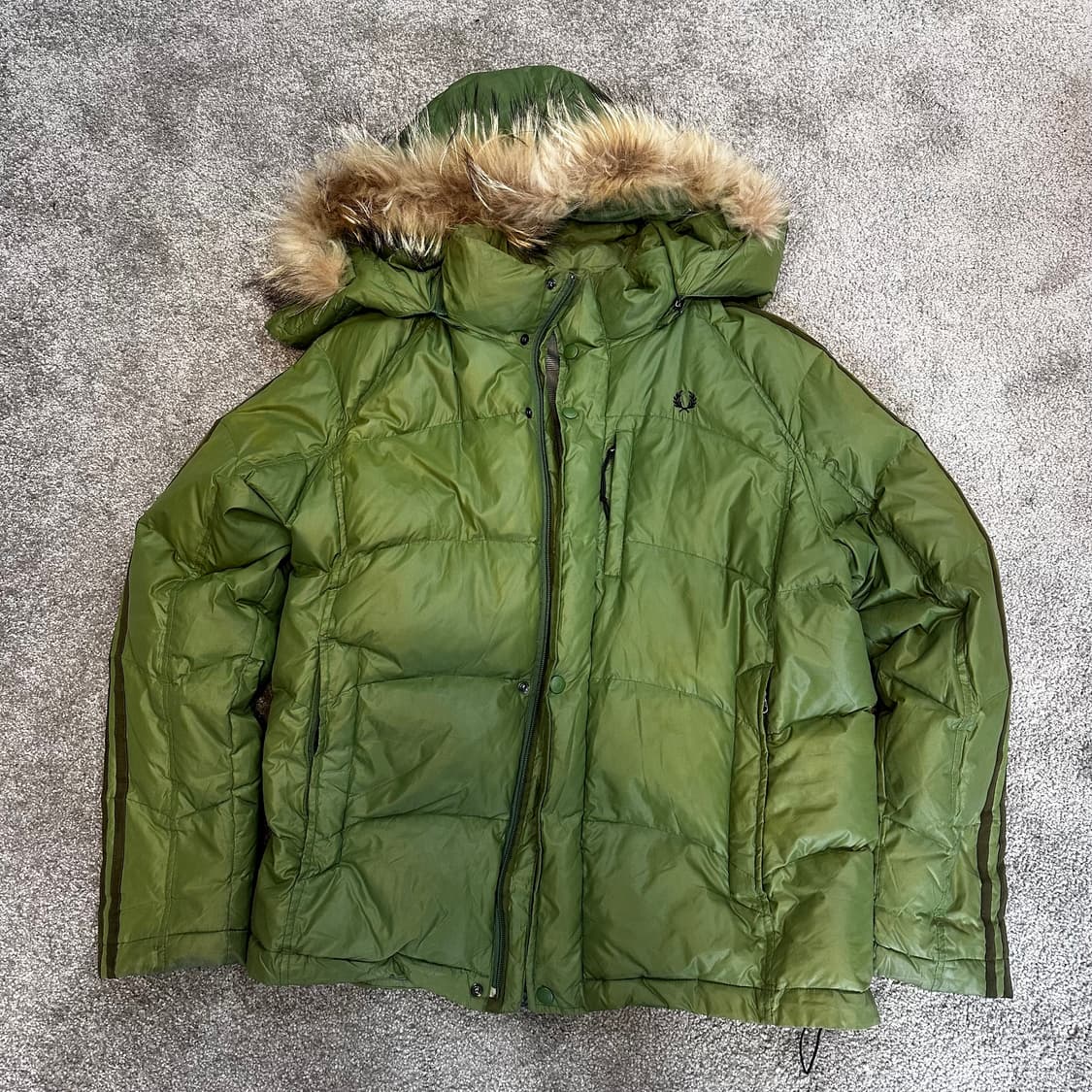 프레드페리 다운 필드 푸퍼 패딩 자켓M-L 상품이미지1