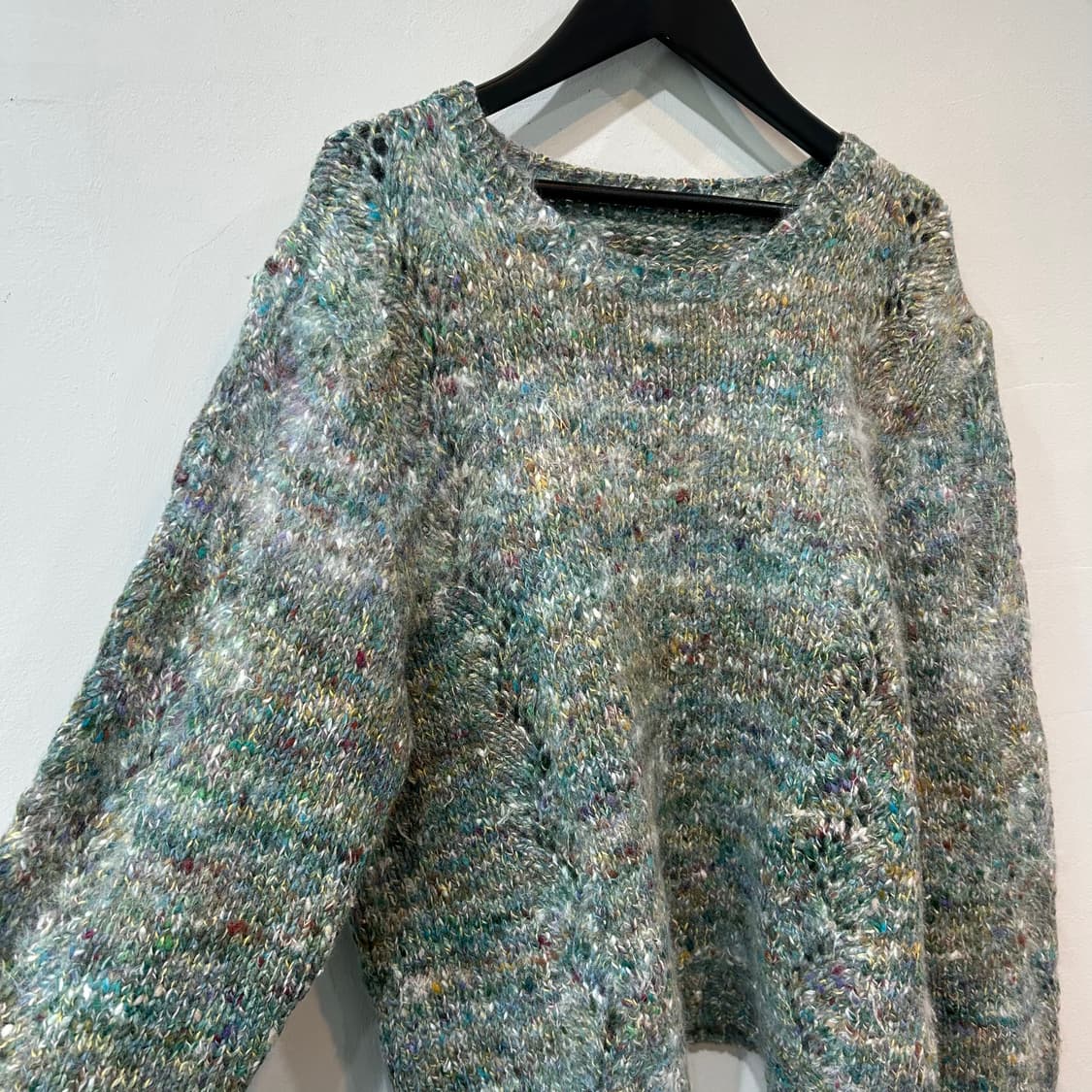 히피 컬러믹스 크롭 니트 상품이미지4