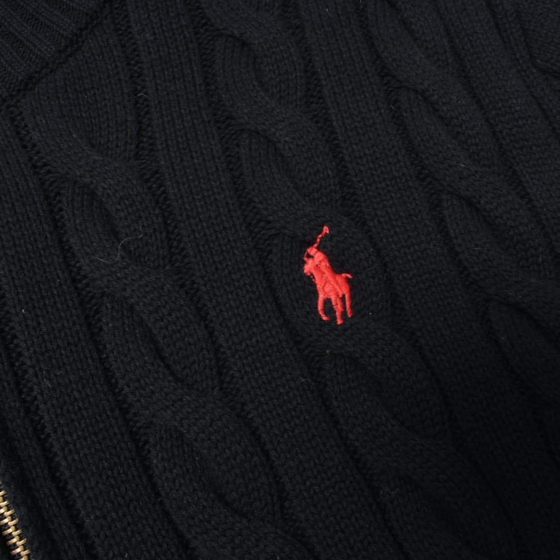  폴로랄프로렌 최신형 큐알라벨 코튼 케이블 니트 스웨터 XL N0756 상품이미지5