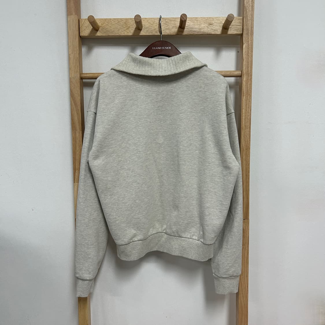 라코스테 하프집업 하이넥 스웻셔츠 맨투맨 그레이 상품이미지5