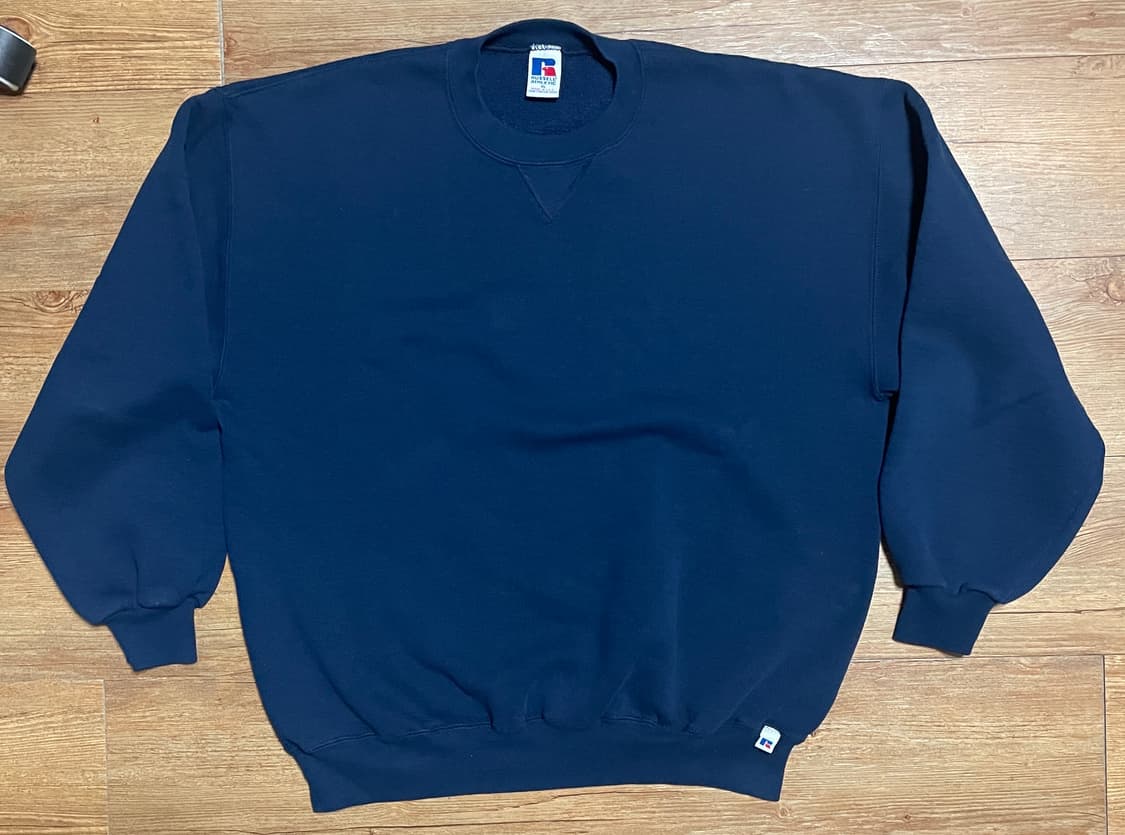 90s 러셀 애슬레틱 스웻셔츠 네이비 미제🇺🇸 상품이미지1