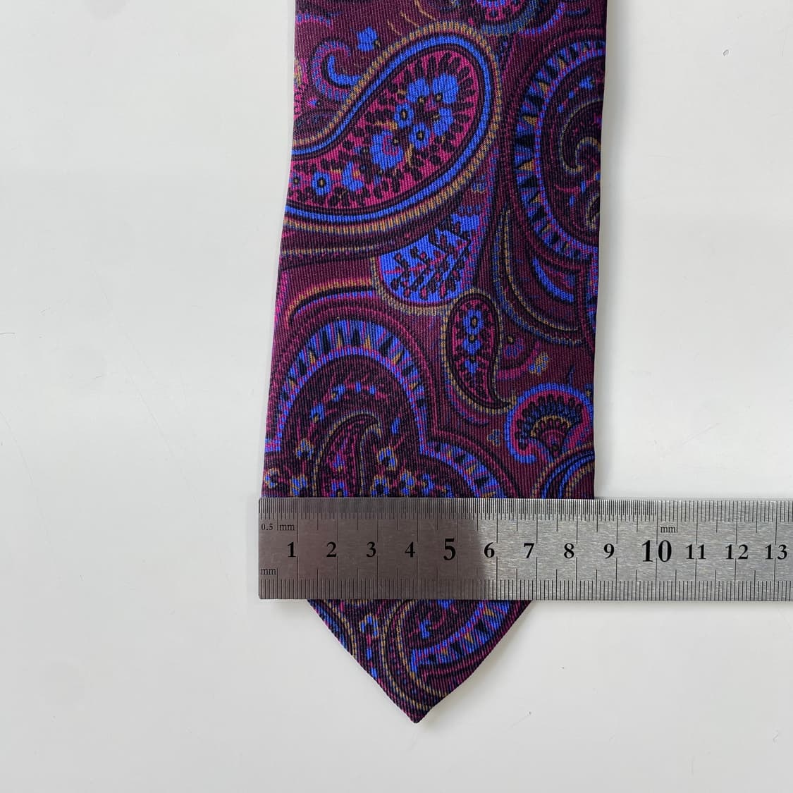 메멘토 모리Memento Mori 페이즐리 정품 명품 넥타이 8.3cm 상품이미지7