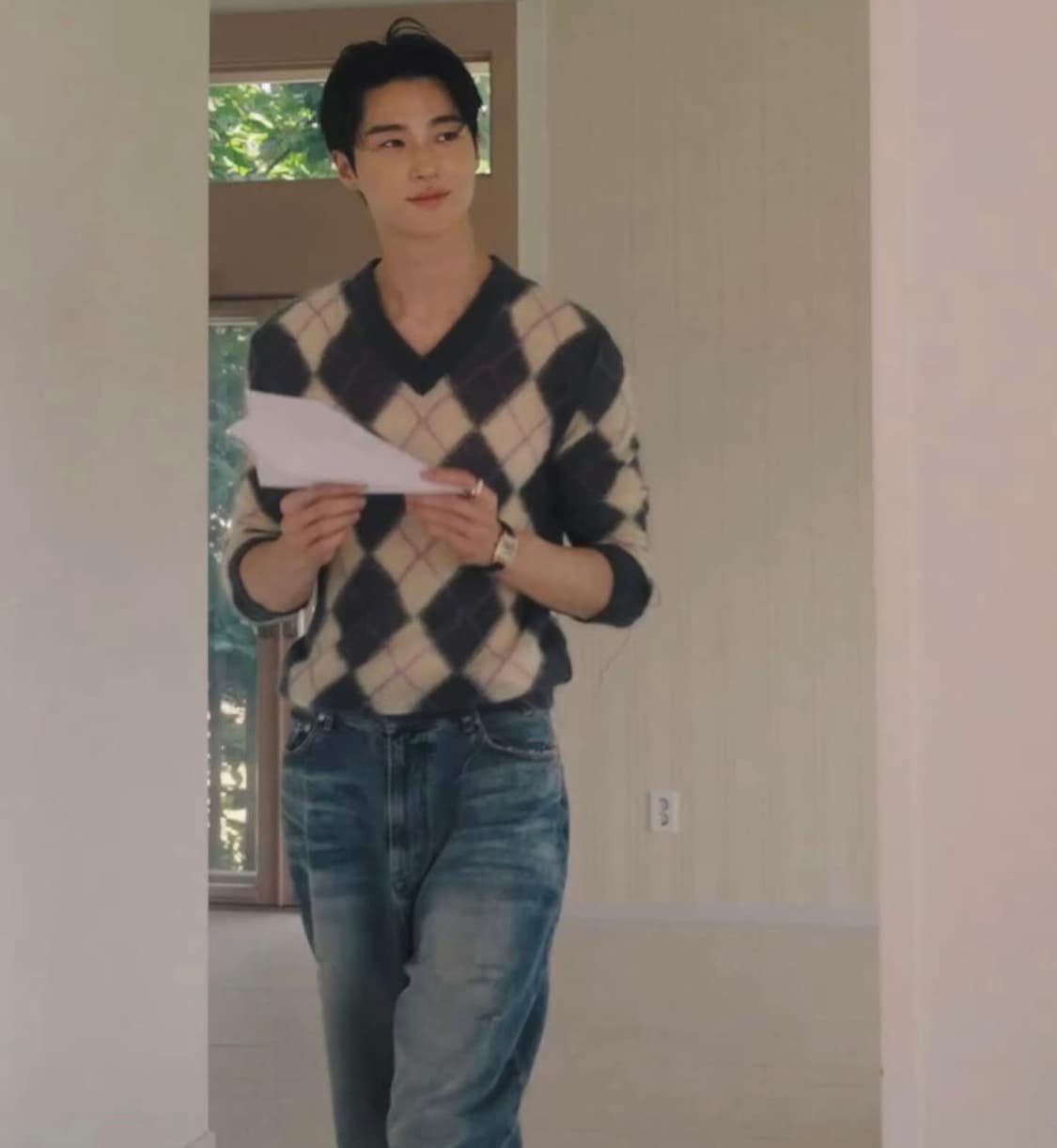 마르니 아가일 니트 (변우석 착용, 새상품급) 상품이미지3