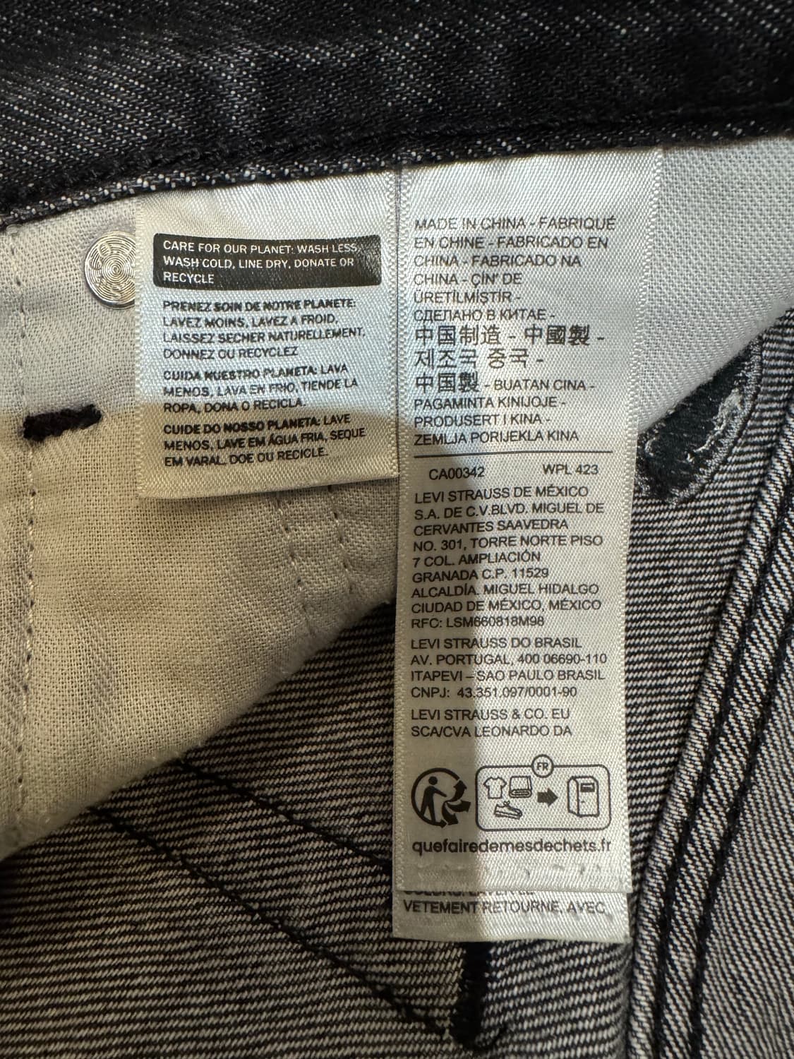 [32] 언더커버 x 리바이스 UC1E9502 팬츠 블랙 상품이미지7