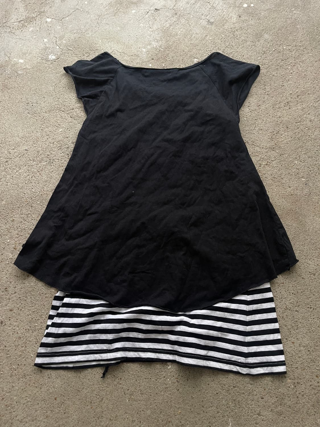 y2k long sleeveless top dress 상품이미지4