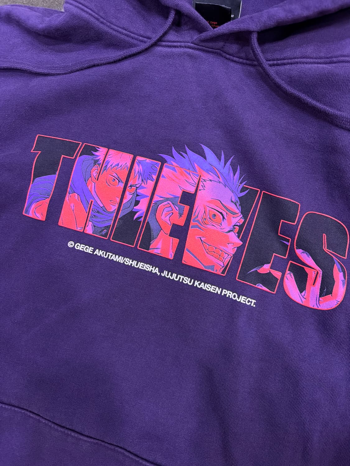 100 Thieves USA 메이드 주술회전 공식 후드티 후디 M 상품이미지4