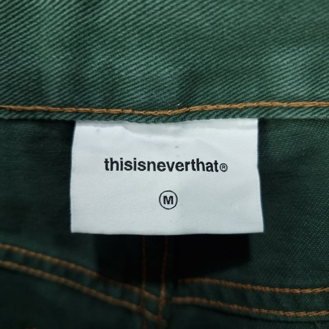 [디스이즈네버댓] 더블니 크랙 카펜터 팬츠 그린 M19545 상품이미지8