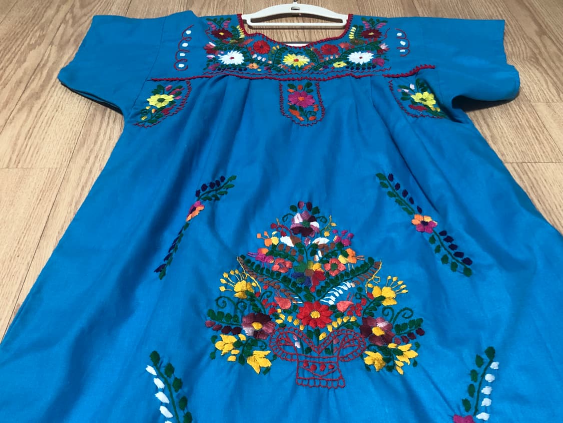 하구미 자수 원피스 상품이미지2