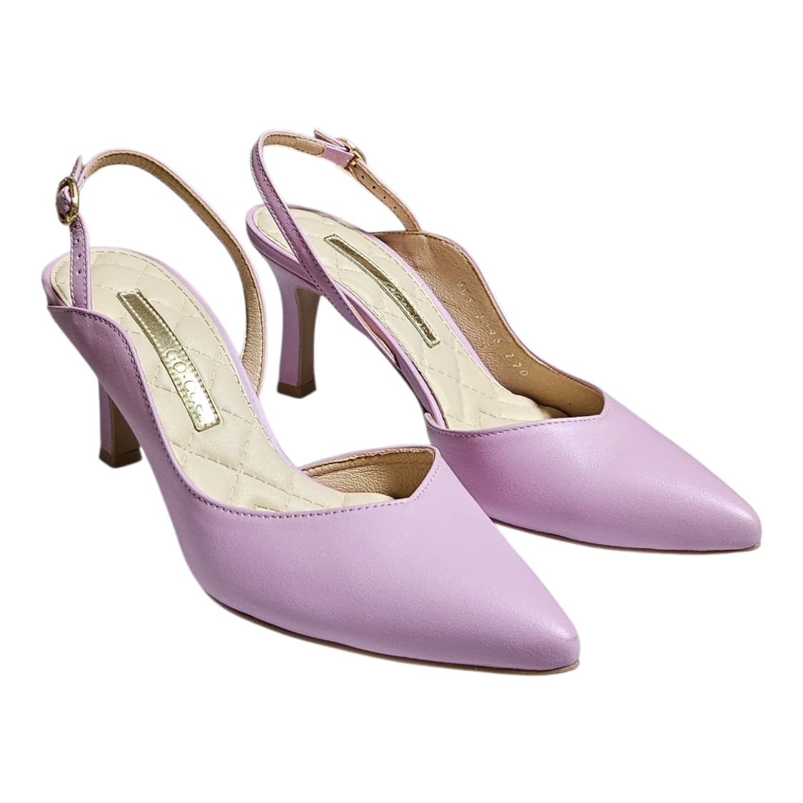 [무료배송] 고세 라일락 슬링백 힐 220 (7cm) | 거의새상품 하객 상품이미지2