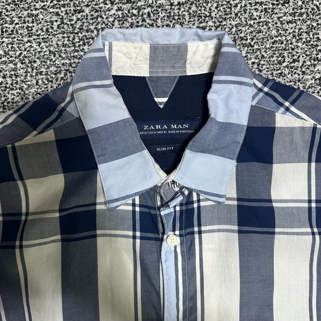 (M) 자라 ZARA 체크 셔츠 남방 상품이미지2