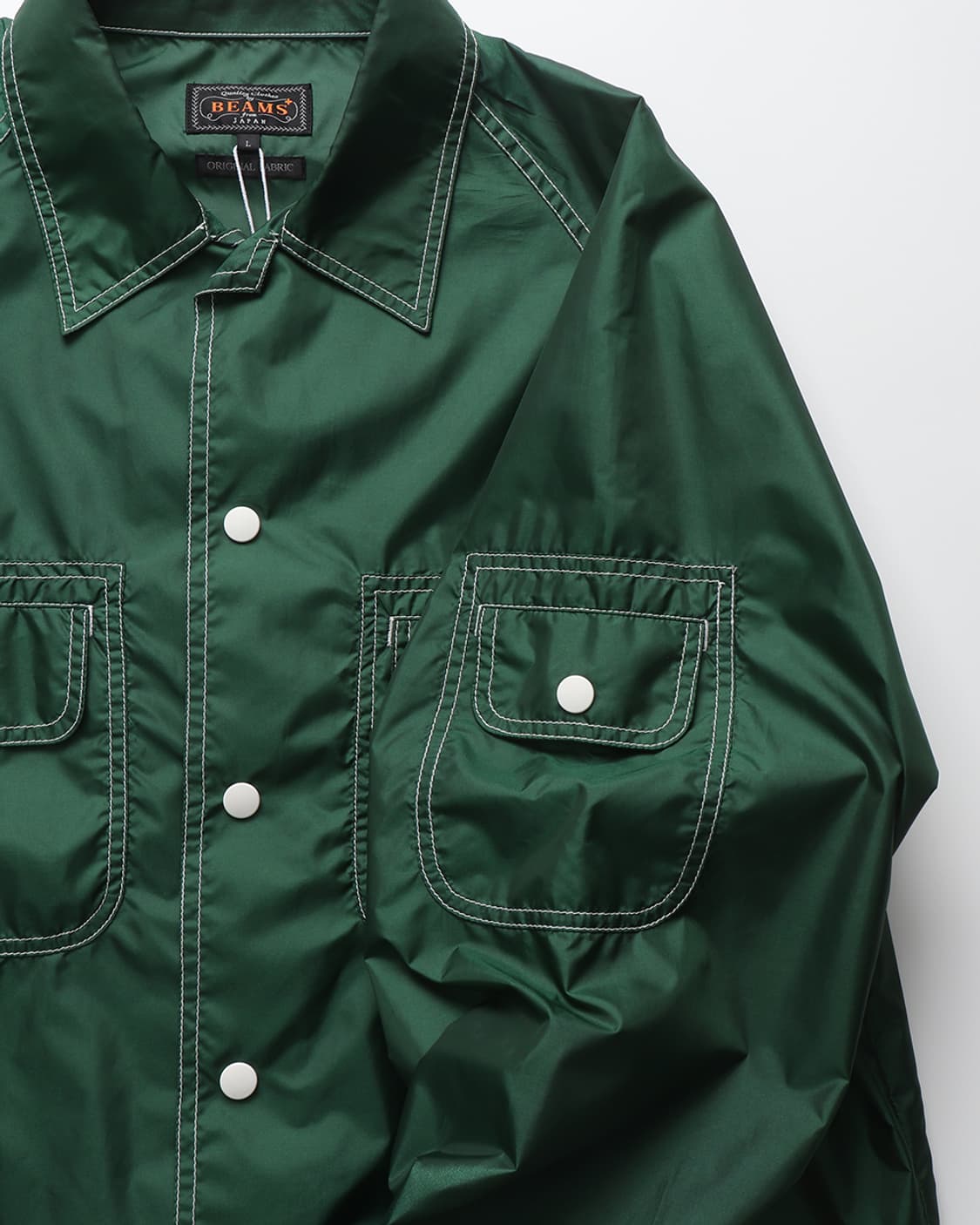 BEAMS PLUS Bright Nylon Shirt Jacket 상품이미지10