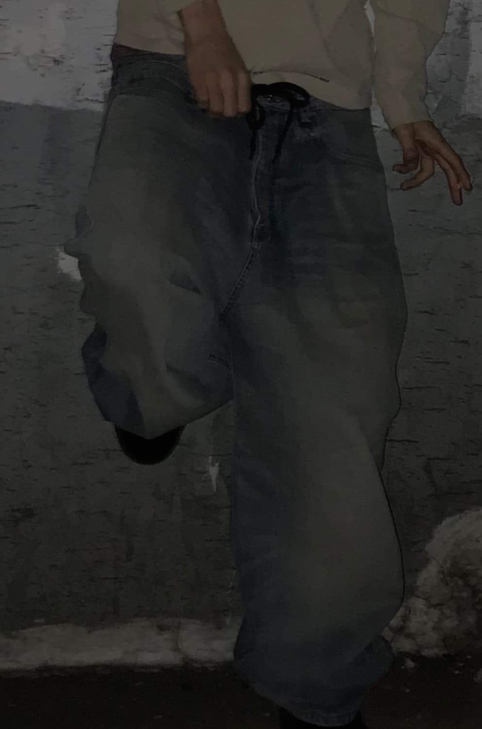 balenciaga string baggy denim 상품이미지2