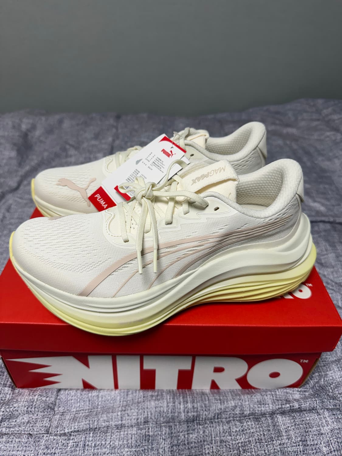 [265] 푸마 매그맥스 나이트로 웜 화이트 골드 문 상품이미지1