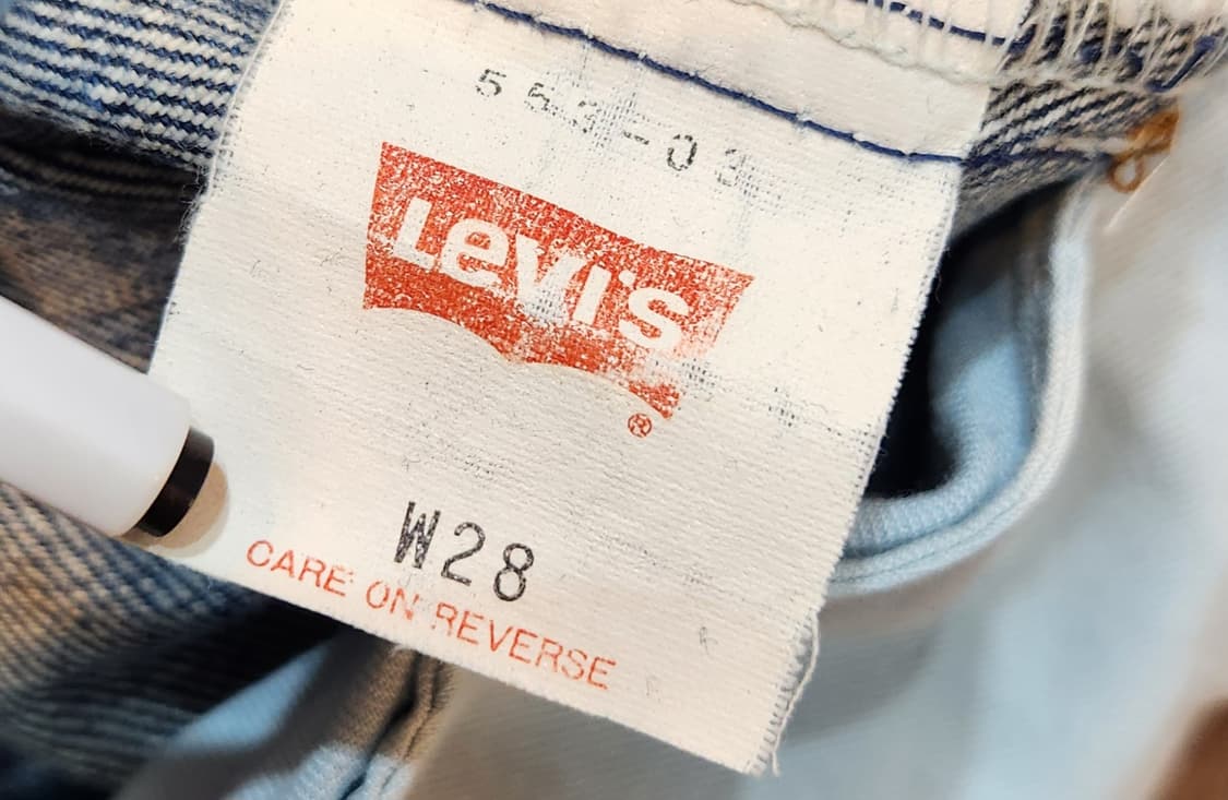28-29)90s 제펜 리바이스 553-03 부츠컷 빈티지 데님 팬츠 상품이미지9