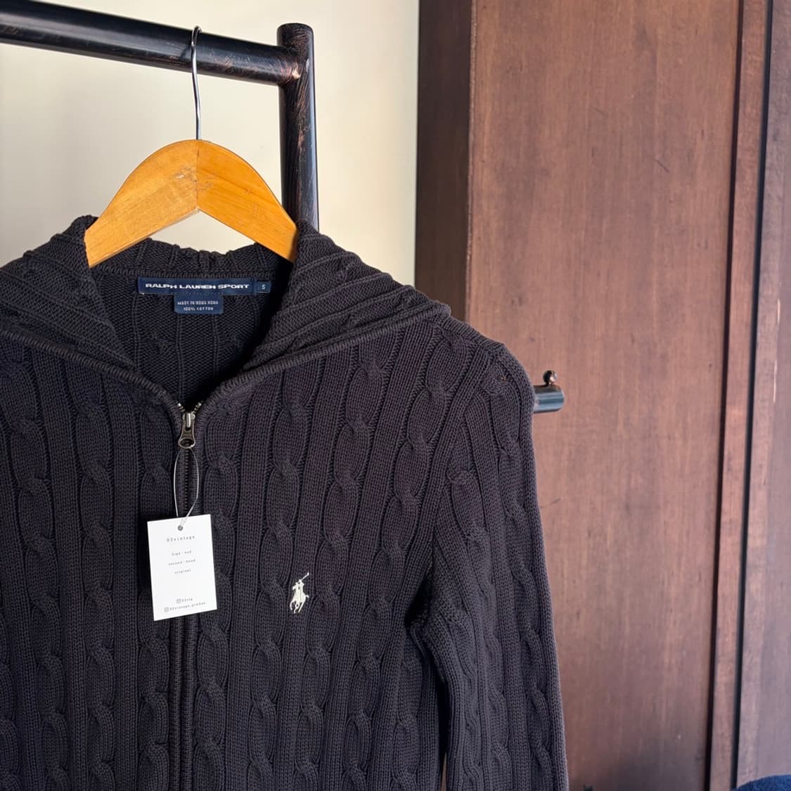 15477 - 폴로 랄프로렌 케이블 니트 후드 집업 상품이미지3