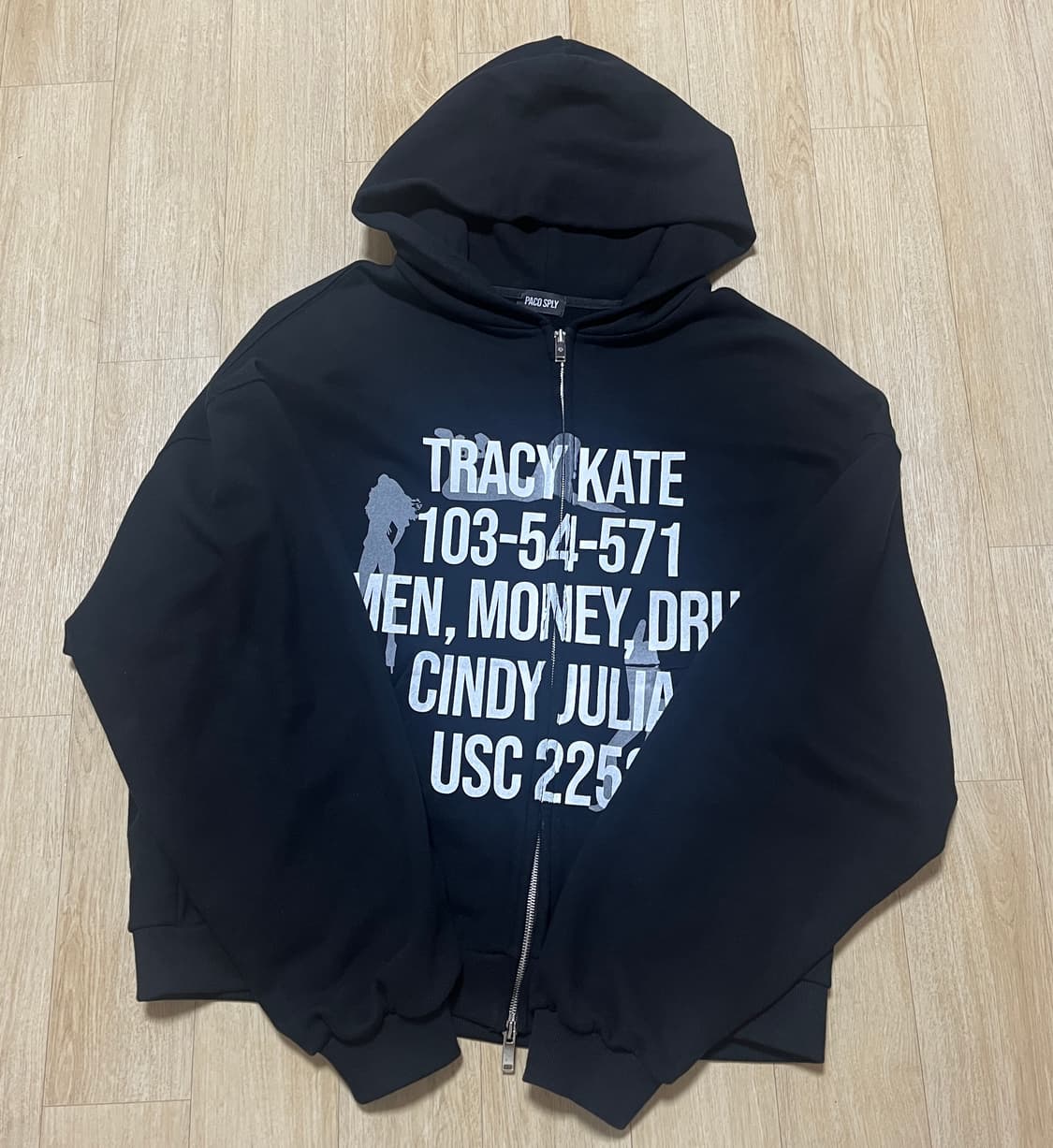 [2] 파코서플라이 PACOSPLY TRACY ZIP UP HOODIE 상품이미지3