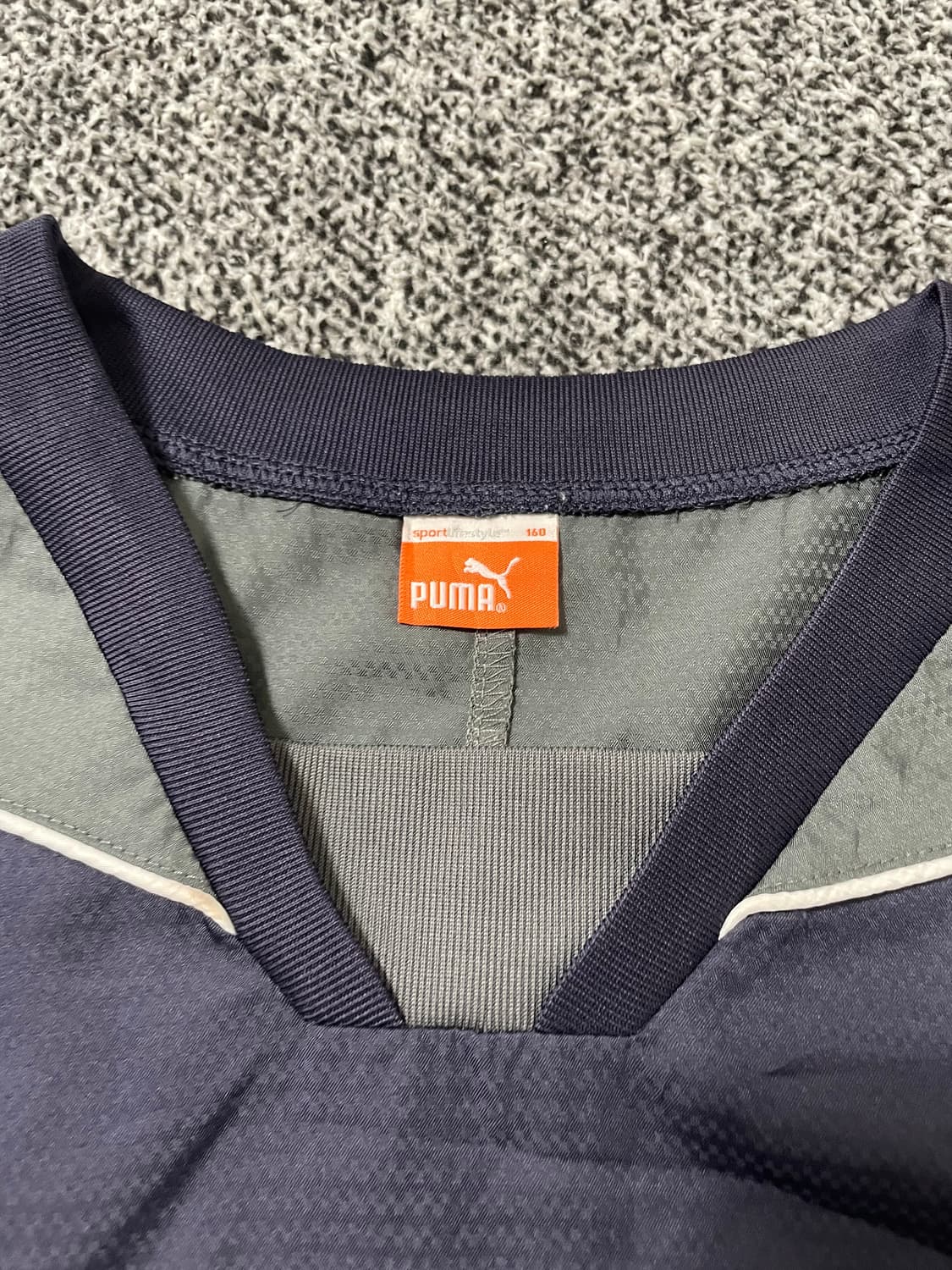 빈티지9. 푸마 올드스쿨 바람막이 윈드브레이커 상의 롱슬리브 배색 상품이미지3