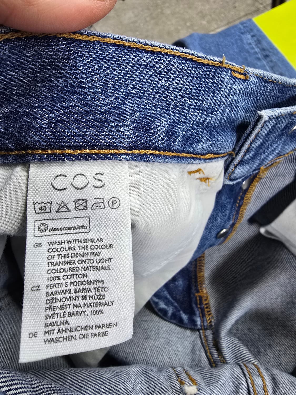 COS 청바지 데님 팬츠 (1427) 상품이미지4