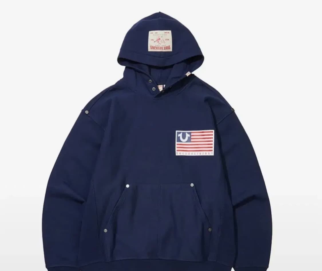 트루릴리젼 후드 OLD GLORY HOODIE_NAVY 상품이미지1