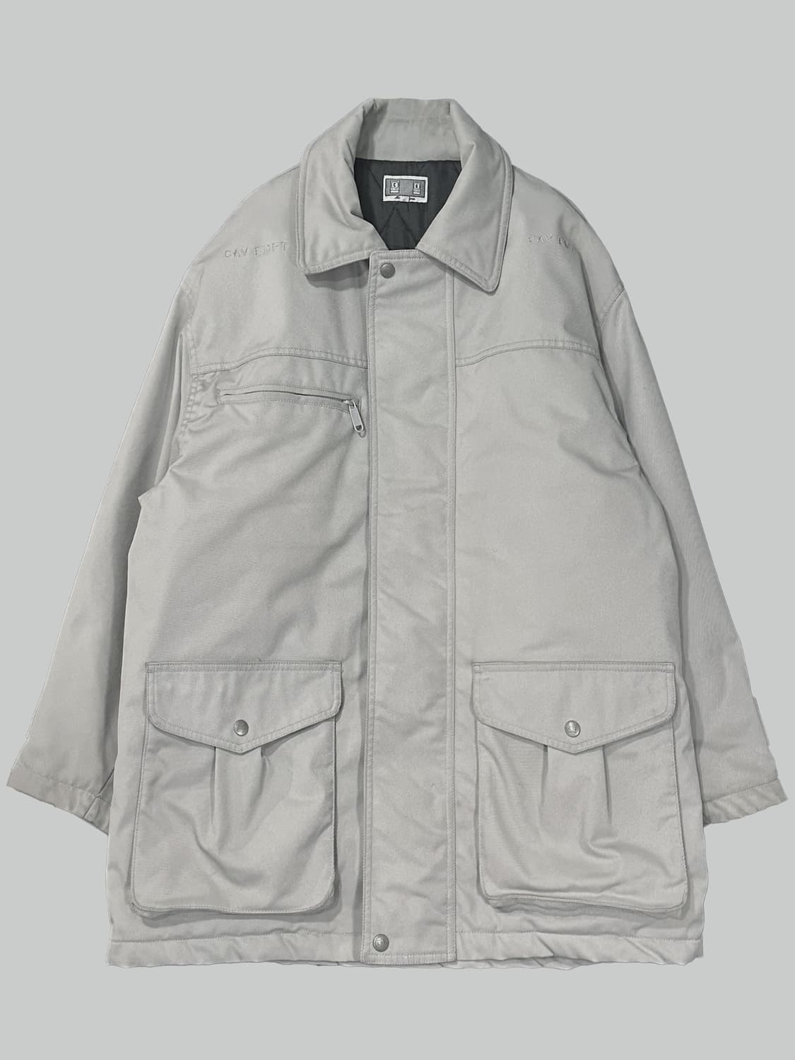 카브엠트 퀼팅 파카 라이트 그레이 상품이미지1
