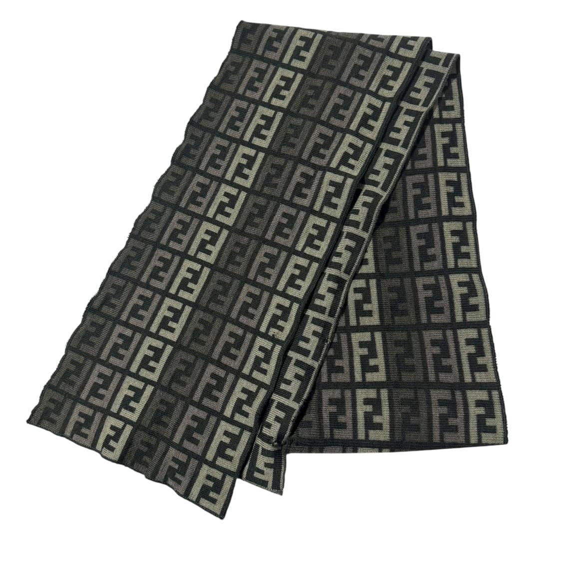 정품 펜디 카키 쥬카 머플러 상품이미지2