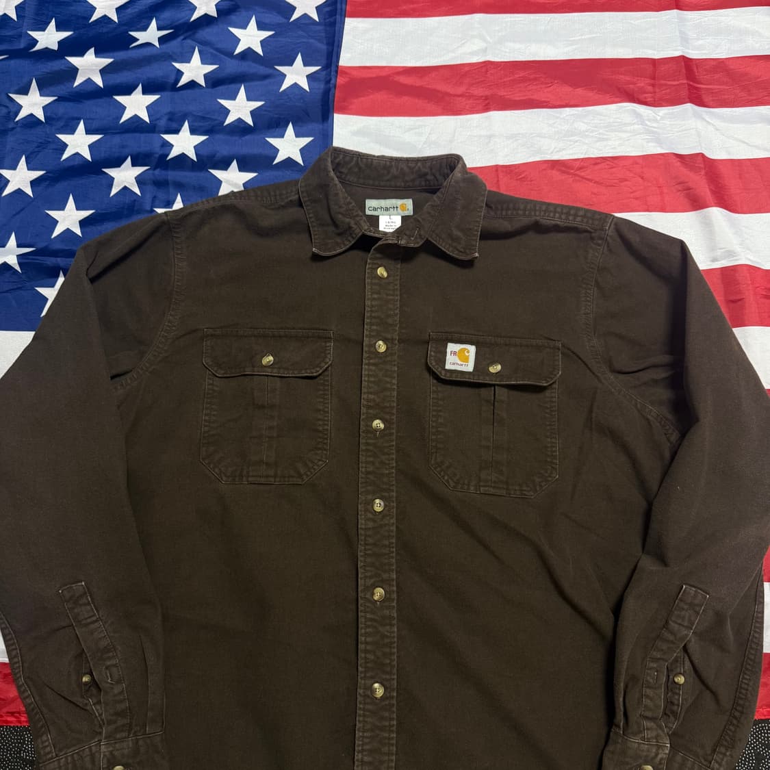 carhartt 칼하트 리메이크 워크 울 셔츠 - no,5 상품이미지2