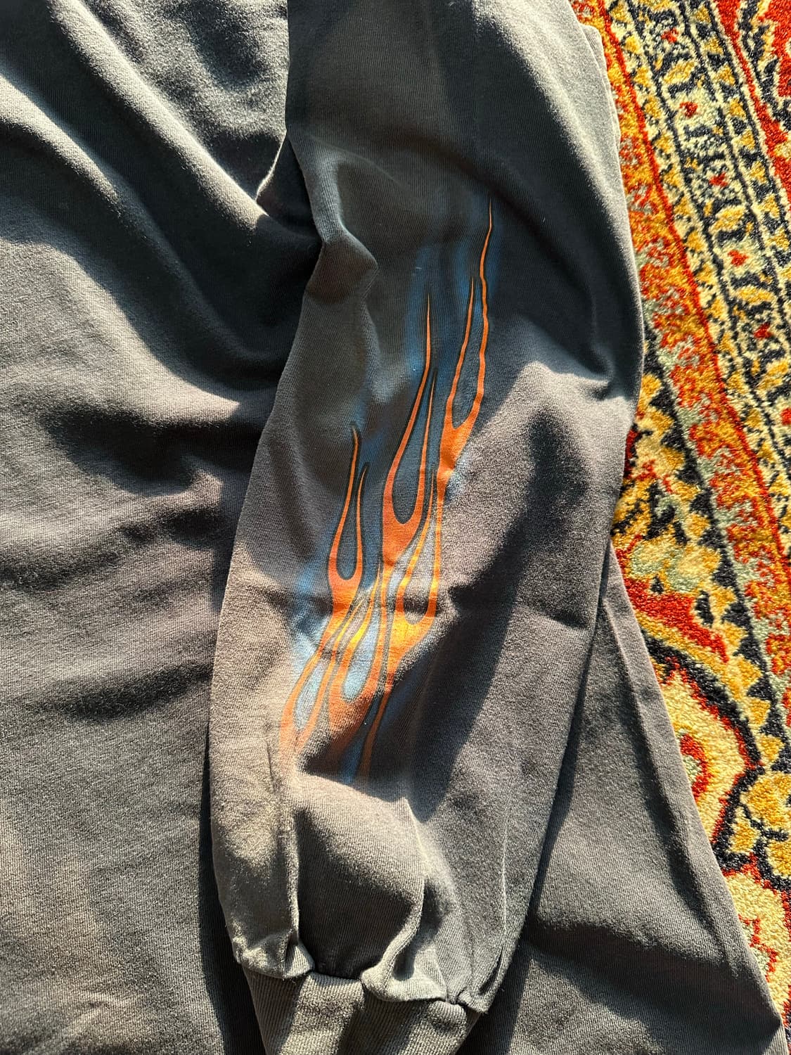 할리데이비슨 x 루니툰즈 '와일드 코요테' 파이어 롱슬리브 - 4XL 상품이미지3