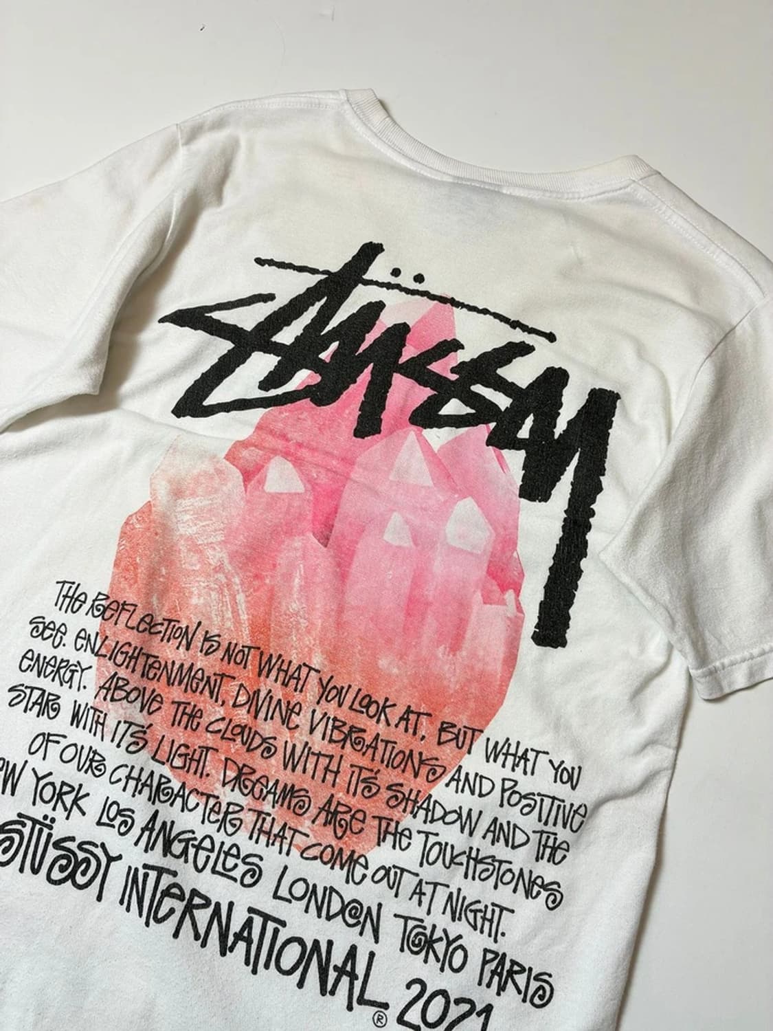 스투시 리플렉션 코튼 반팔 티셔츠 PN9682 상품이미지2