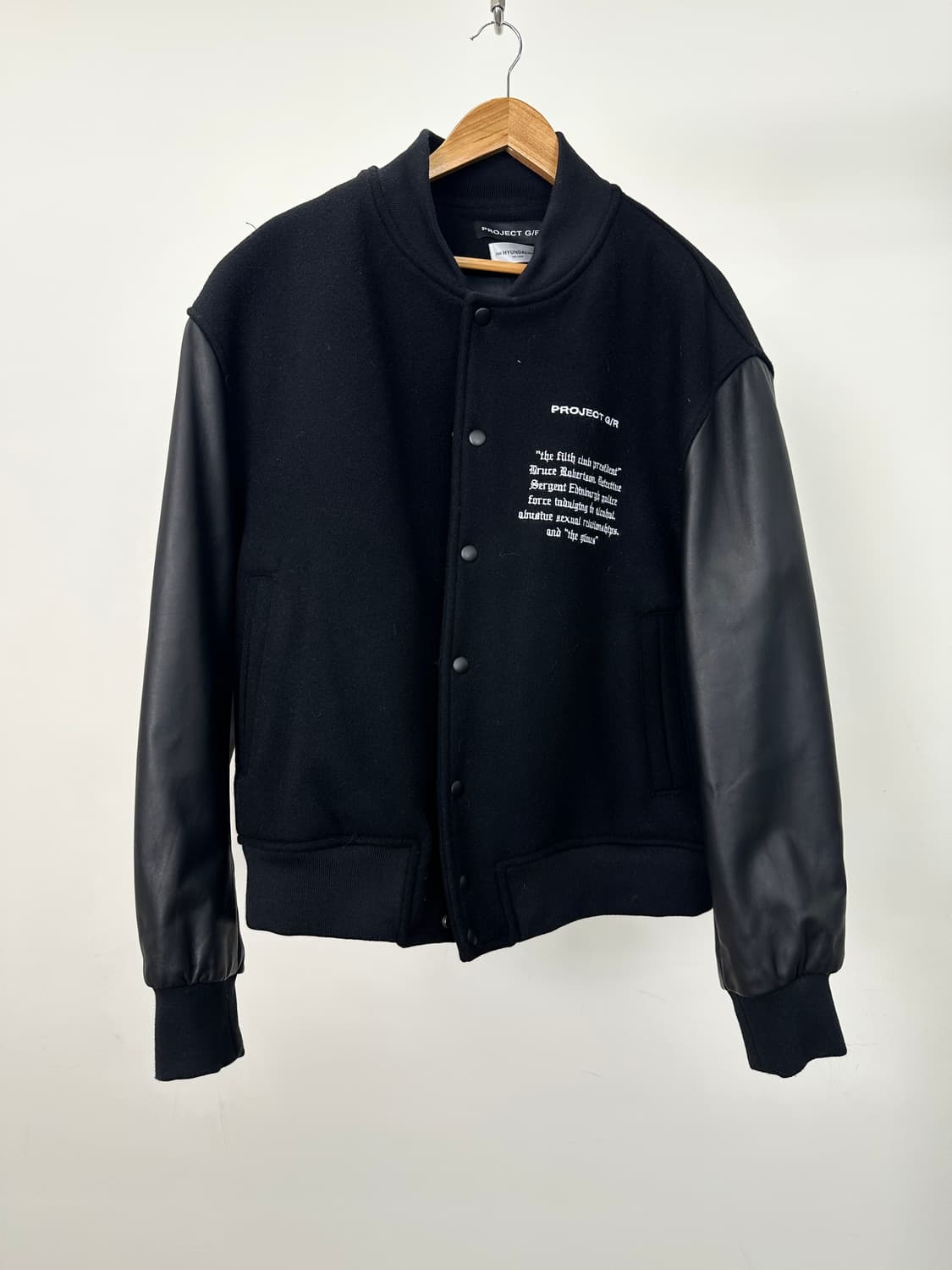 프로젝트 GR 더현대 바시티 자켓 2사이즈 상품이미지1