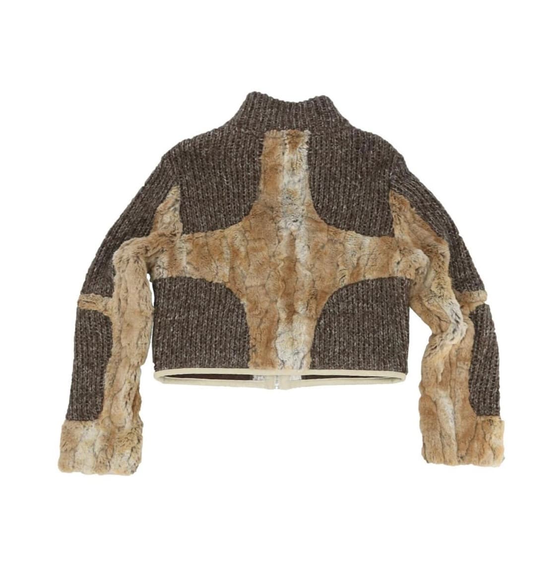 오들리워크샵 퍼자켓 스몰 니트퍼자켓 래빗퍼 상품이미지3