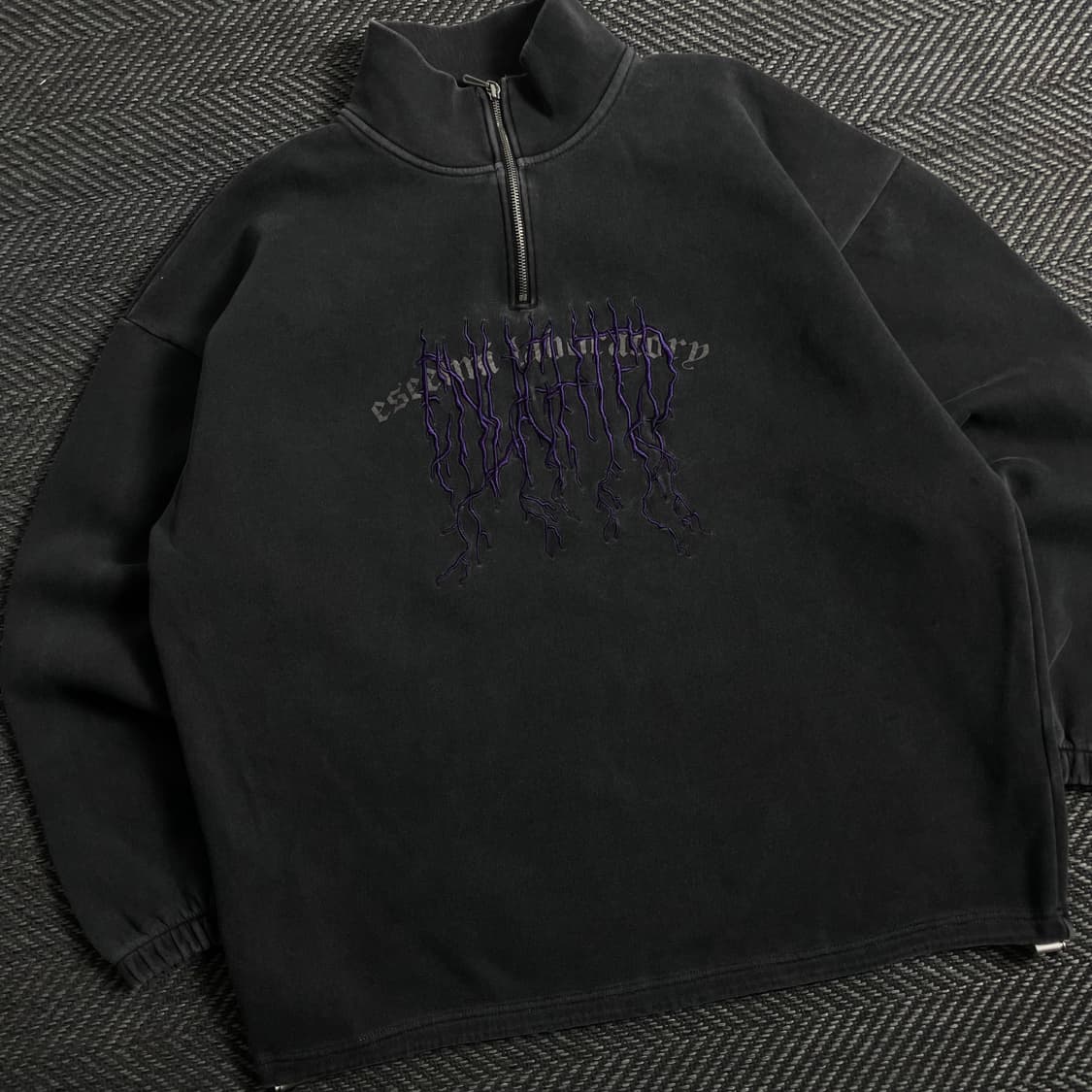 에씰미 썬더볼트 스웻 하프 집업 티셔츠y 3901 상품이미지1