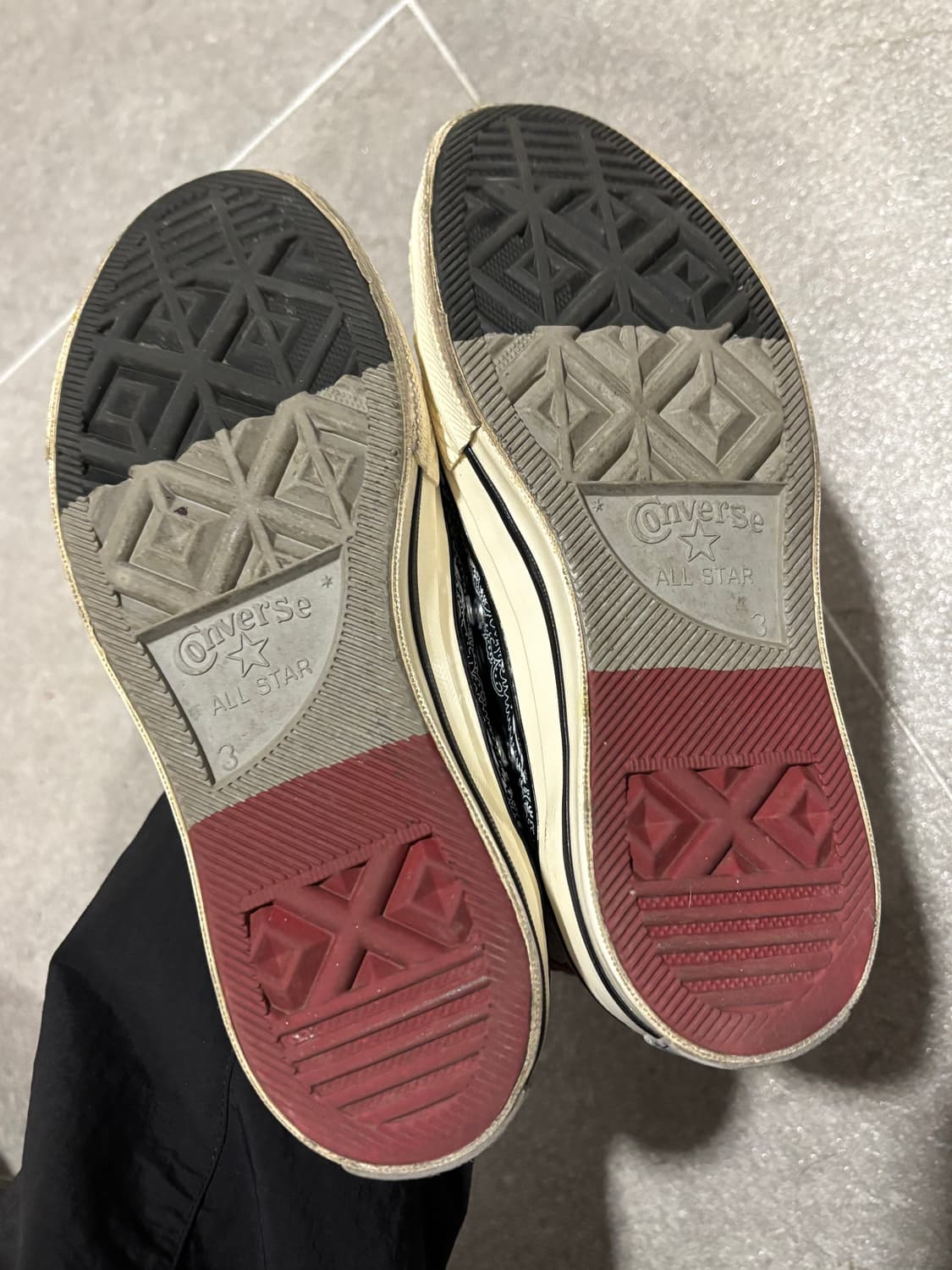 컨버스 척 70 페이즐리 블랙 220mm (풀박) 상품이미지4