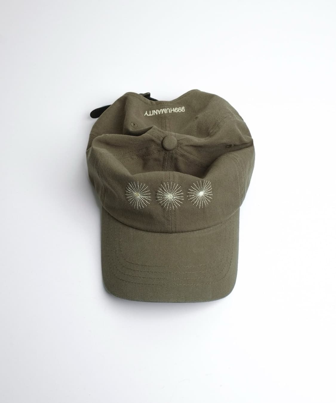 999휴머니티 X 마이라이브러리 볼캡 카키 상품이미지1