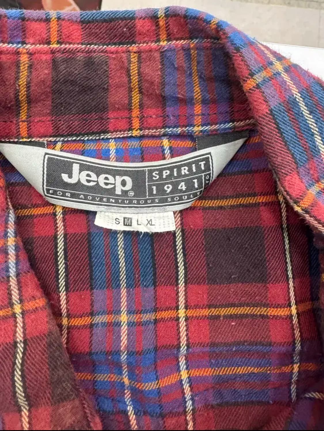 Jeep Spirit 빈티지 체크셔츠 상품이미지3