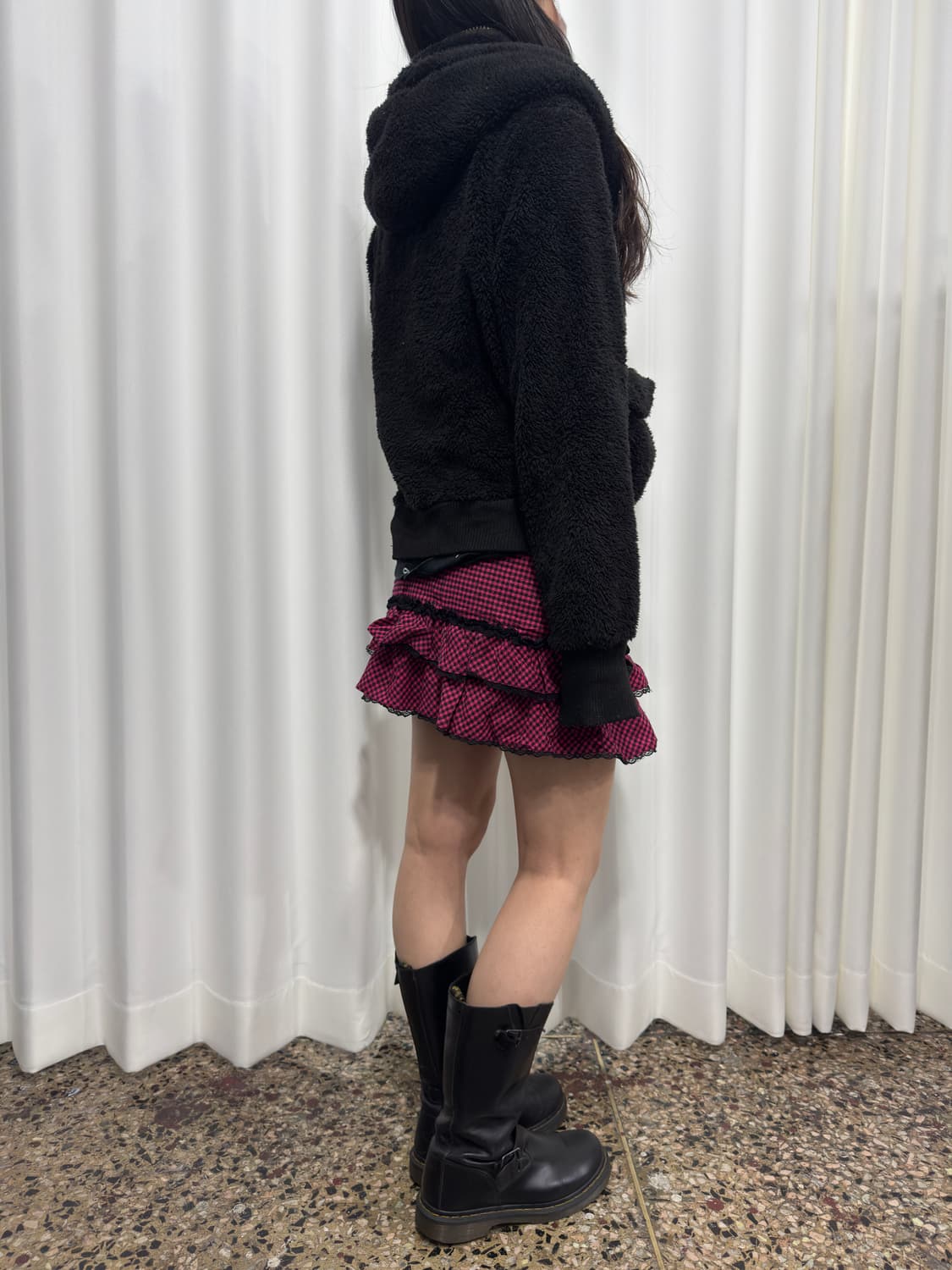 fur hood jacket 상품이미지6