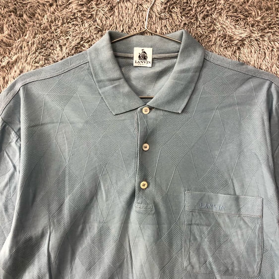 lanvin 아가일 폴로 상품이미지1