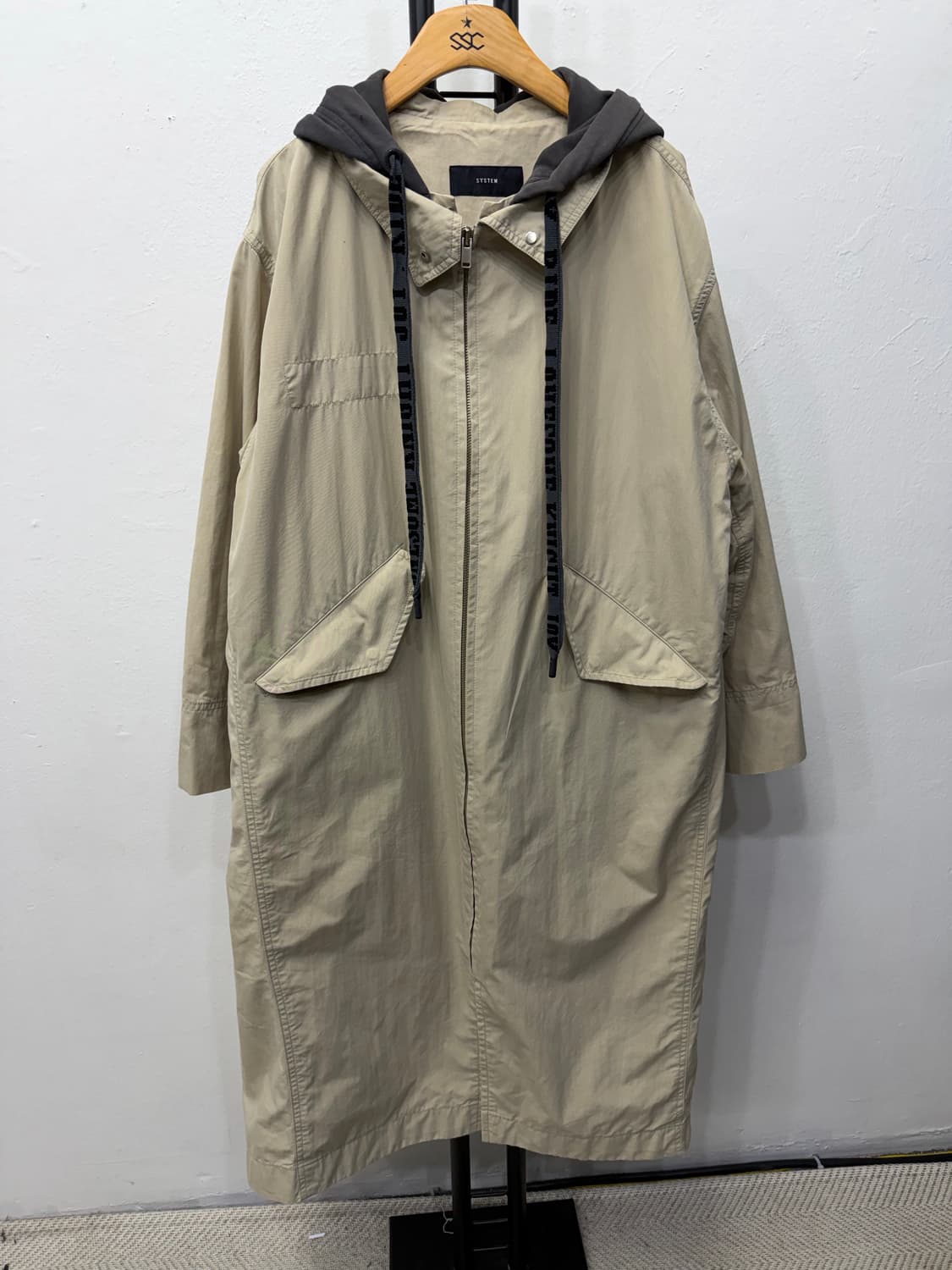 정품) SYSTEM 시스템 한섬 후드 야상 자켓 88 상품이미지1