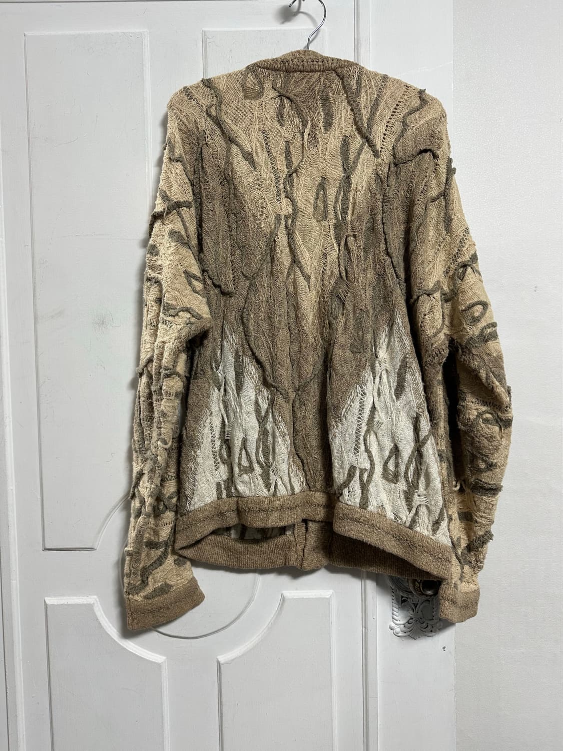 쿠지 케이블 니트 가디건 상품이미지2