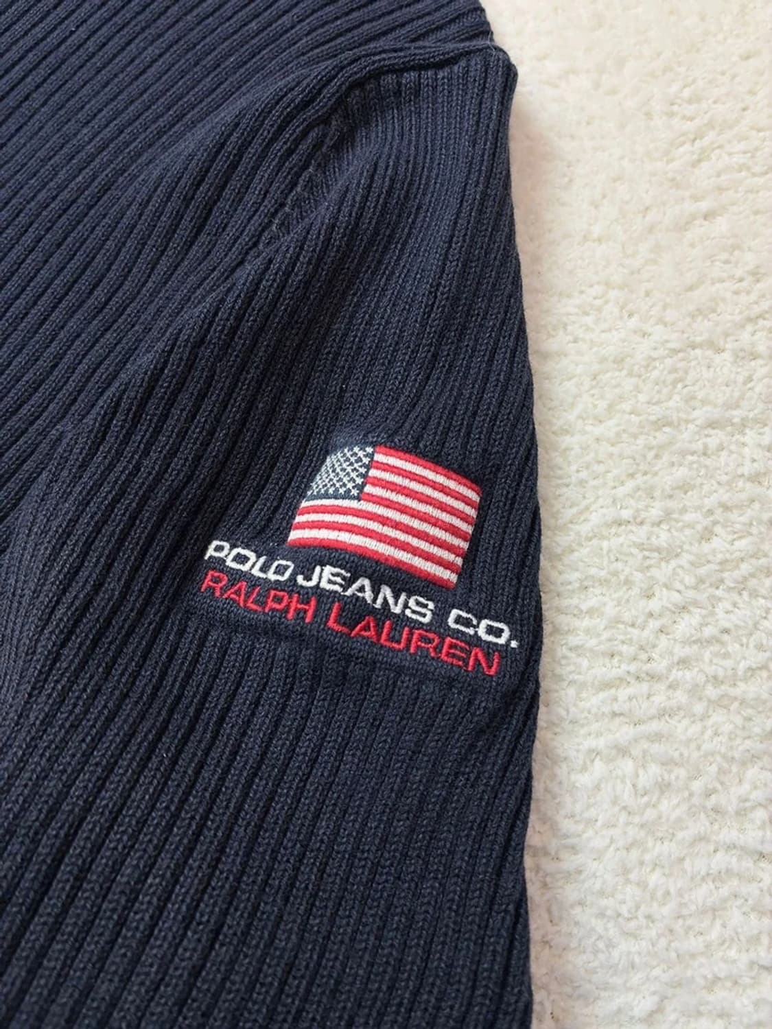 폴로 진스 90's 폴라 골지 니트 PN5835 상품이미지3
