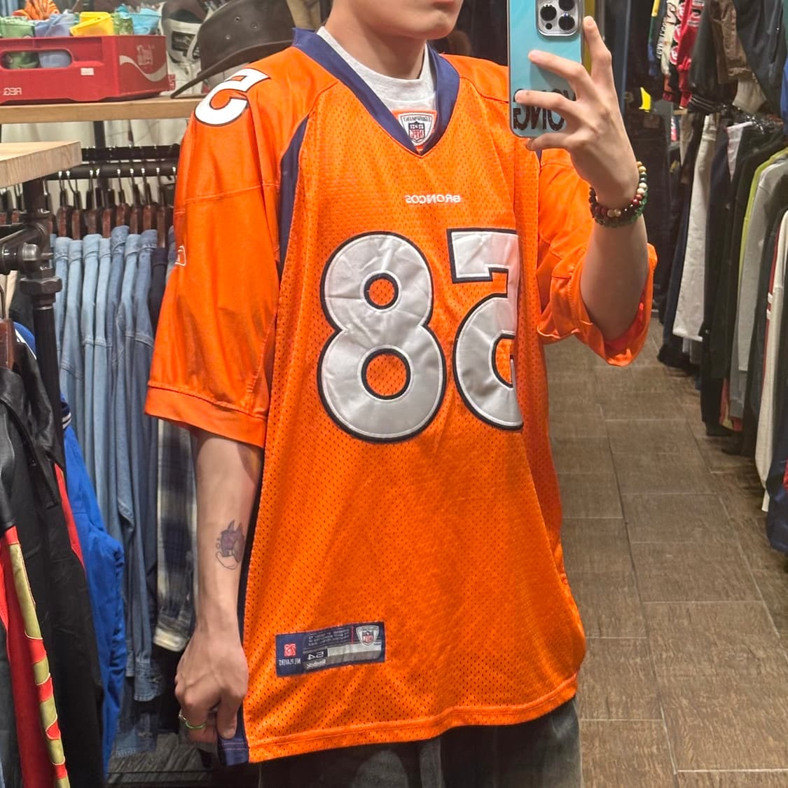 [HI] NFL 리복 반팔져지 오렌지 상품이미지4