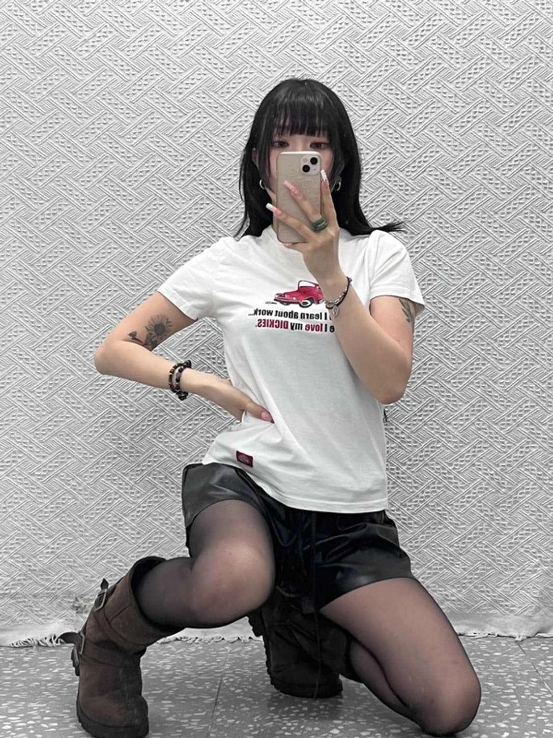 디키즈 빈티지 캐주얼 키치 컨트리 트러커 반팔티 S C12464 상품이미지1