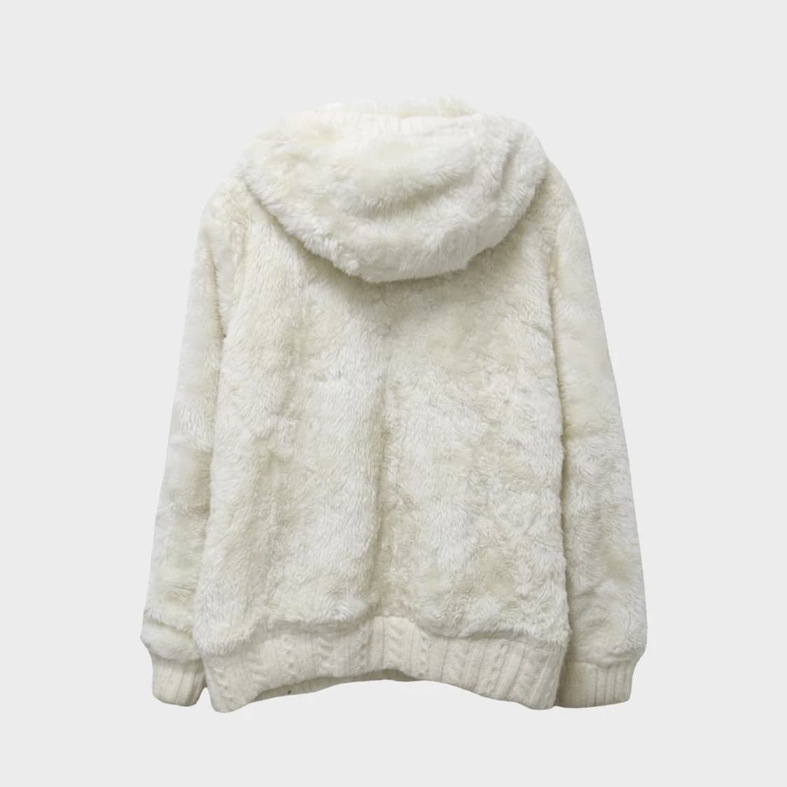 COMFORT BASIC 후리스 니트 후드 집업 61925 상품이미지2