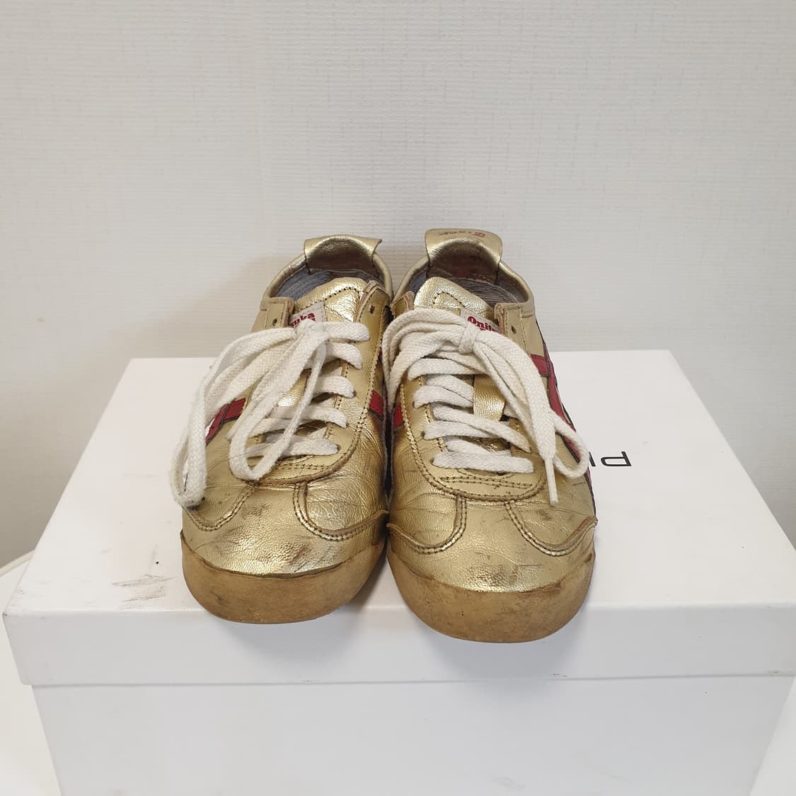 빈티지 오니츠카타이거 멕시코 골드 스니커즈 상품이미지7