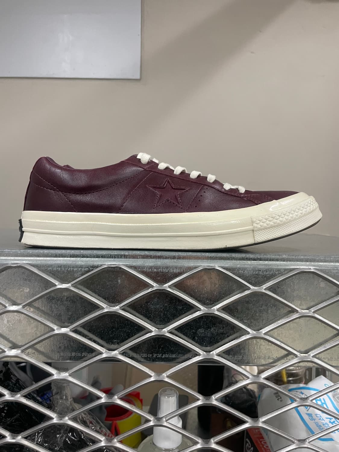 컨버스 원스타 레더 로우 버건디 270 (gr-4280) 상품이미지4