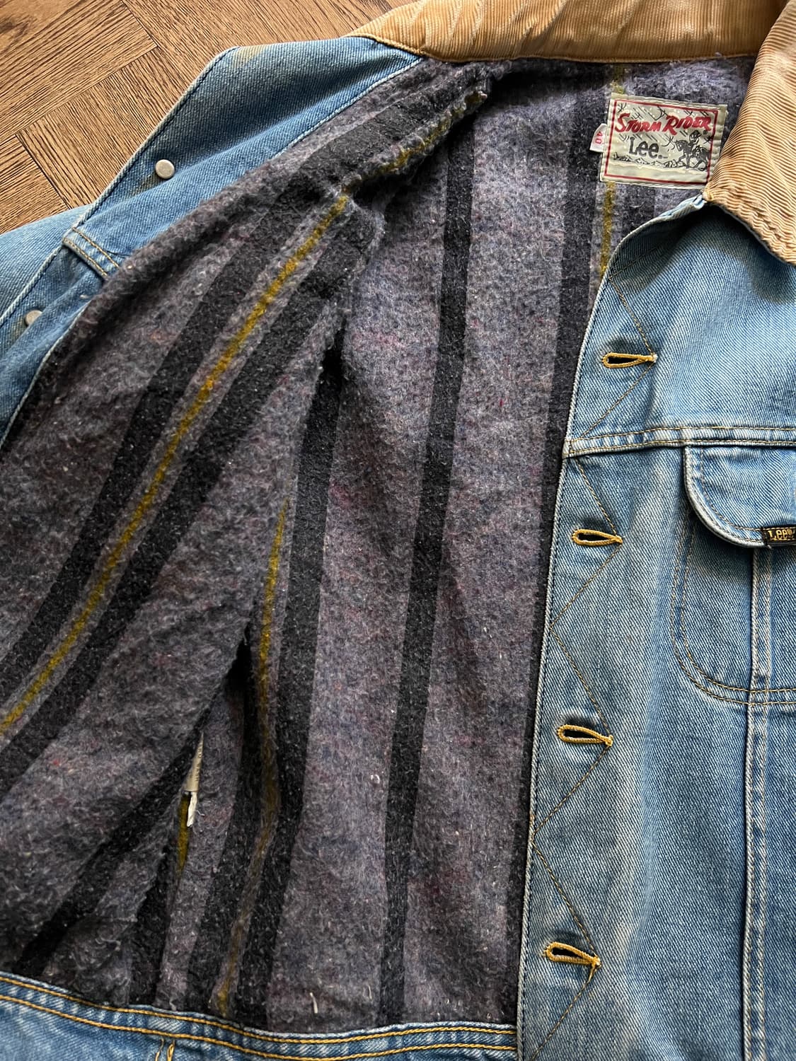 [M]Lee 스톰라이더 블랭킷 데님 트러커 자켓 R6 상품이미지6