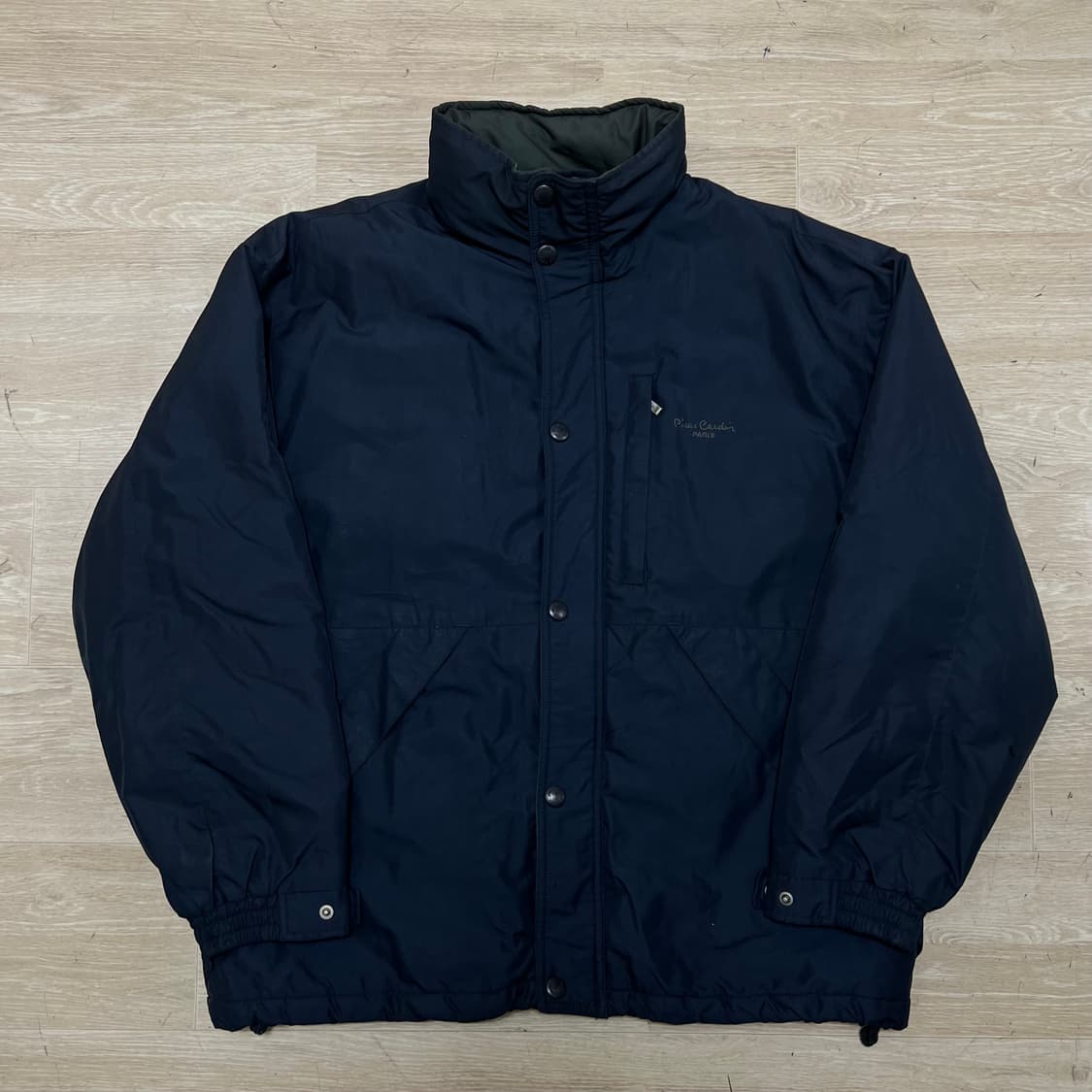 피에르 가르뎅 겨울용 하이넥 바람막이 점퍼 [네이비] M/95 상품이미지1
