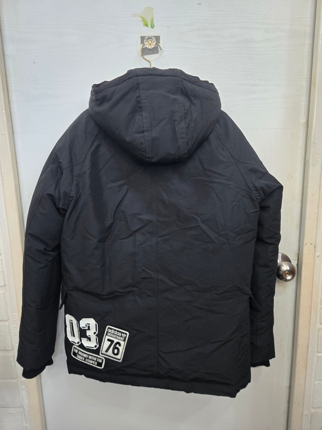 95,M)) adidas 아디다스 오리털 패딩! 디자인 짱짱짱 이뻐요~ 상품이미지4